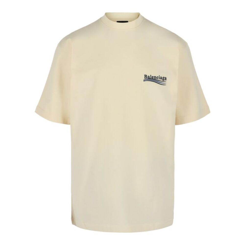 Balenciaga Political Campaign Large Fit T-Shirt White Mens